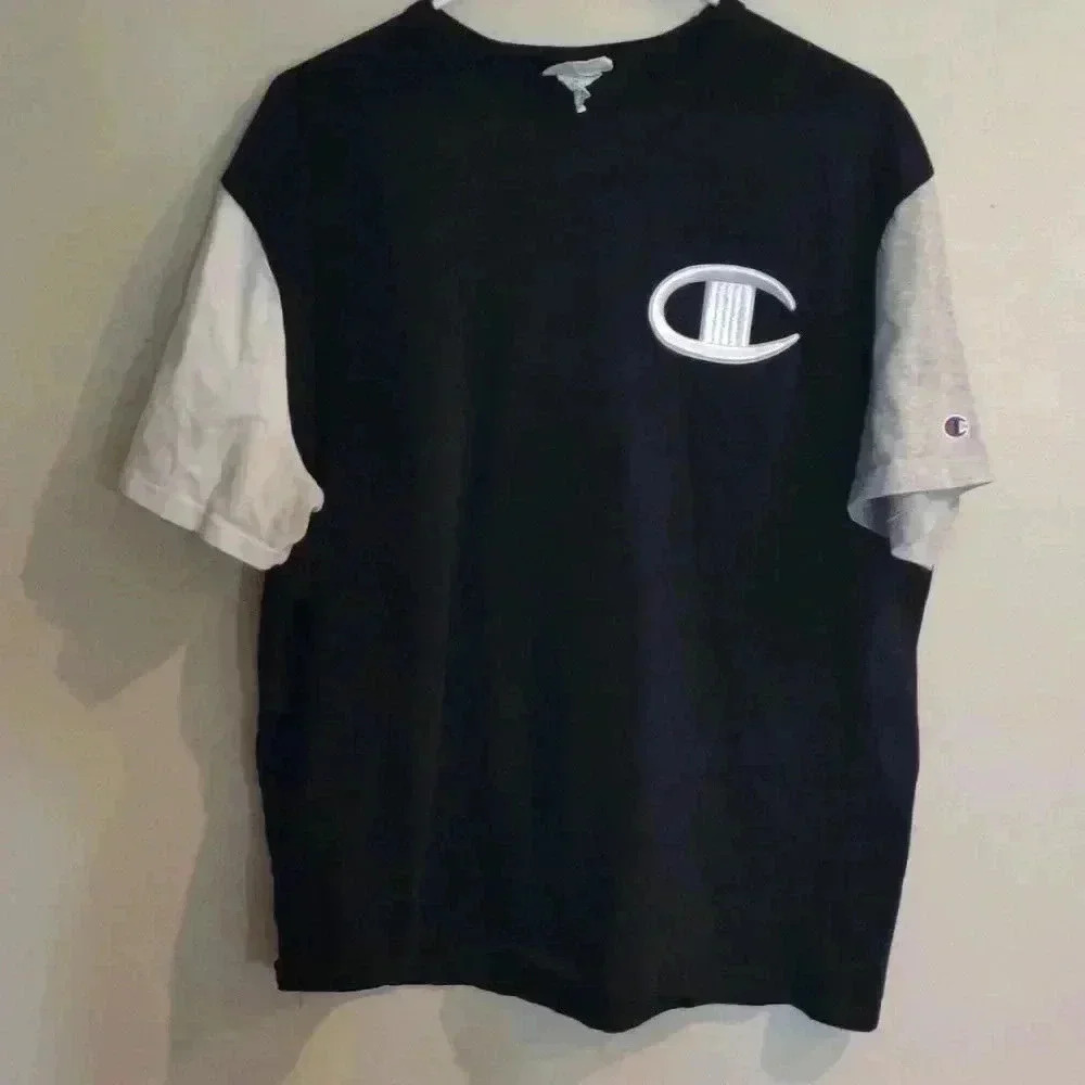 Men's‎ Champion T-shirt black size large
